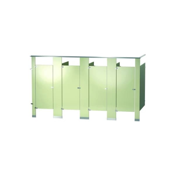 Bradley Bradley Powder Coated Steel 144" Wide Complete 4 In-Corner Compartments, Almond - IC43660-ALM IC43660-ALM - main